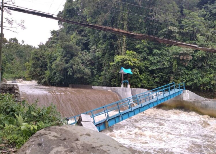 Jembatan Dan Bendungan Rusak Diterjang Banjir Di Padang Pariaman