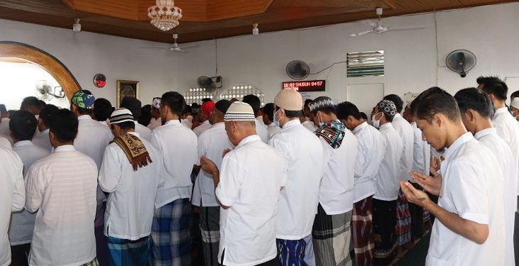 lapas padang menggelar Salat Ghaib bagi korban KRI Nanggala 402 (Ist)