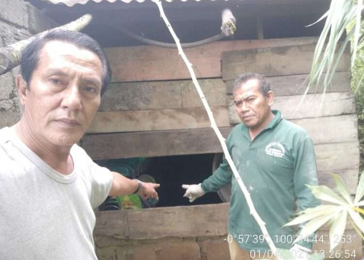 Dapur warga dimasuki beruang di Lubuk Selasih (Foto: Dok. BKSDA Sumbar)