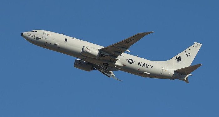 Pesawat patroli maritim milik Angkatan Laut AS, P-8 Poseidon (dok. Getty Images)