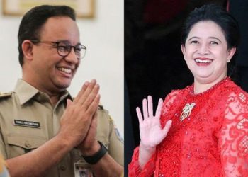 Anies Baswedan dan Puan Maharani. (int)