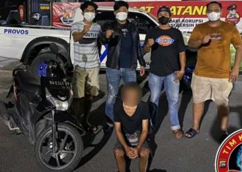 Pelaku dan barang bukti diamankan tim Satreskrim Polresta Padang (Ist)