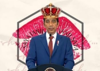 BEM UI Kritik Jokowi 'The King of Lip Service'. (Instagram/@bemui_official)