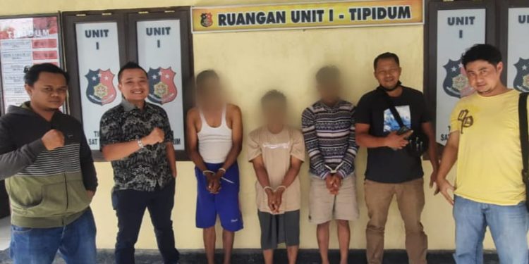 Tiga orang diamankan dalam sindikasi pencurian ternak (Dok. Polres Pasaman Barat)