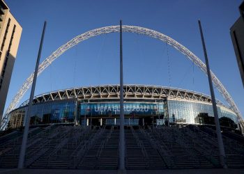 Wembley Stadium ahead of the England v Croatia match - Wembley Stadium, London, Britain - June 12, 2021 (photo/REUTERS/Carl Recine)