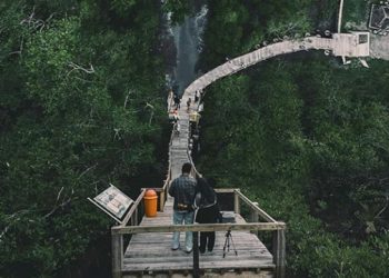 Taman Wisata Mangrove salah satu destinasi di desa wisata Apar Pariaman (Ist)