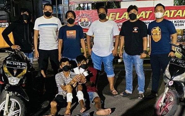 Dua pelaku curas dan curanmor terpaksa ditembak (Dok. Polresta Padang)