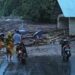 Material longsor menutup jalan di Nagari Tanjung Sani  beberapa waktu lalu (Dok. Infoagam)