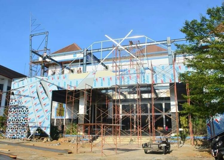 Progres pembangunan Youth Center Kota Padang (ist)