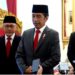 Presiden Jokowi bersama dua menteri baru, Zulkifli Hasan dan Hadi Tjahjanto (Int)