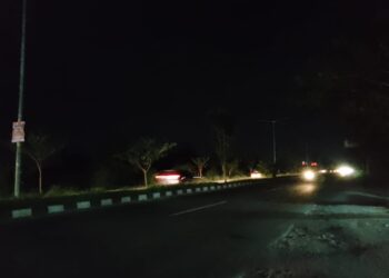 Lampu Jalan Bypass Mati