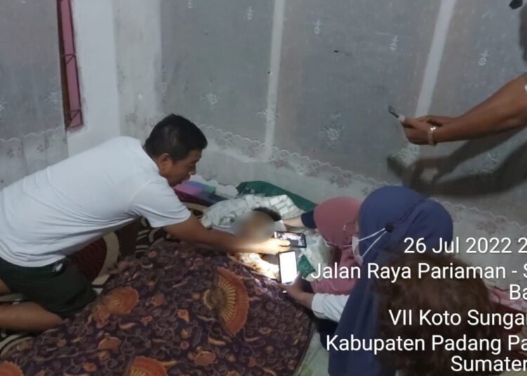 Seorang pria ditemukan tewas gantung diri di Kecamatan VII Koto Sungai Sariak, Kabupaten Padang Pariaman. (Dok. Kodim Pariaman)