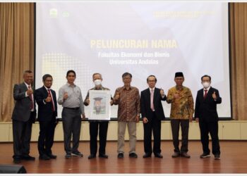 Fakultas Ekonomi Universitas Andalas atau akrab disebut dengan Fekon Unand, resmi berubah nama menjadi Fakultas Ekonomi dan Bisnis (FEB).