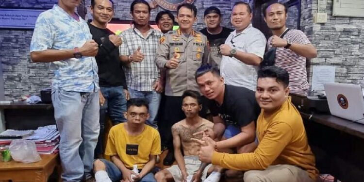 Dua pelaku curanmor terpaksa ditembak Tim Klewang Polresta  Padang (Ist)