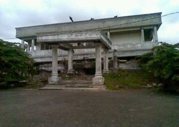 Gedung Joang '45 Sumbar di Jalan Samudera Kota Padang pasca gempa 2009 (Dok. PPM Kota Padang)