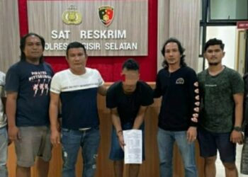 Terduga pelaku pencabulan diamankan di Pessel (Ist)