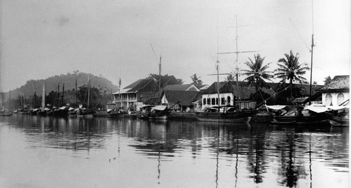 Pelaburan Muaro, Padang, sekitar 1895. Sumber: Tropenmuseum