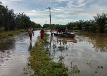 Banjir luapan air Sungai Batang Masang. (ilustrasi/int)