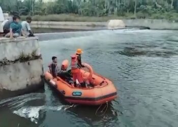 Pencarian remaja hanyut di Palo Banda Sungai Kampung Ganting Kubang, Nagari Kambang Utara, Kecamatan Lengayang, Pesisir Selatan belum menemukan hasil