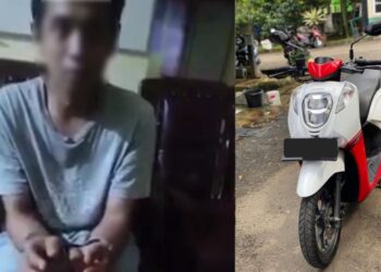 Pelaku dan barang bukti. ist