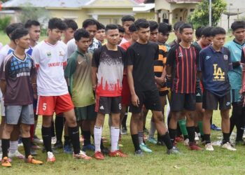 Sejumlah pemain mengikuti seleksi terbuka PSPP Padang Panjang untuk berlaga di Liga 3 Zona Sumbar (ist)