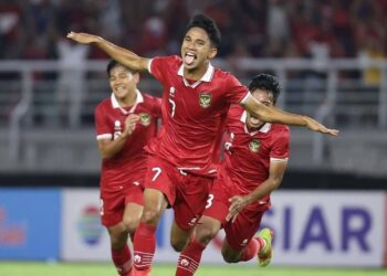 Marselino Ferdinan pemain Timnas U-20 yang berhasil mencetak gol pertama saat laga melawan Vietnam (Dok. PSSI)