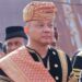 Kapolda Sumbar Irjen Teddy Minahasa Putra saat mendapatkan gelar kehormatan Adat Minangkabau (ist)