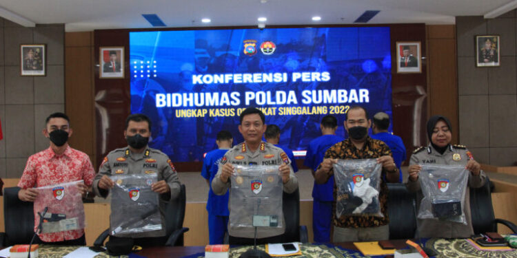 Polda Sumbar Ungkap 54 Kasus 3C selama Ops. Sikat Singgalang 2022