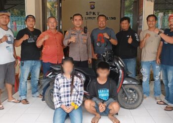 Pasutri pelaku curanmor ditangkap Polsek Lubeg (ist)