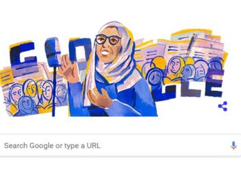 Ilustarsi Google Doodle hari ini (13/9/2022), menampilkan sosok pahlawan nasional perempuan asal Maninjau yakni Hajjah Rangkayo Rasuna Said