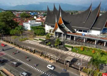 Gedung Bank Indonesia Sumbar di Jalan Jenderal Sudirman Nomor 22, Jati Baru, Kecamatan Padang Timur., Kota Padang (ist)