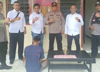 Pencuri sapi diamankan di Mapolsek Sitiung Kabupaten Dharmasraya (Ist)