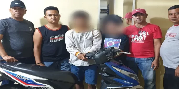 Pelaku dan barang bukti berhasil diamankan jajaran Polsek Lembah Malintang Pasaman Barat (Ist)