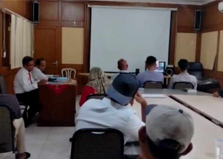 Sidang Tindak Pidana Ringan yang digelar Satpol PP terhadap sejumlah orang yang dinilai melanggar Perda Kota Padang (ist)