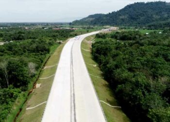 Ilustrasi pembangunan Tol Padang-Sicincin (Foto: Dok. Hutama Karya)