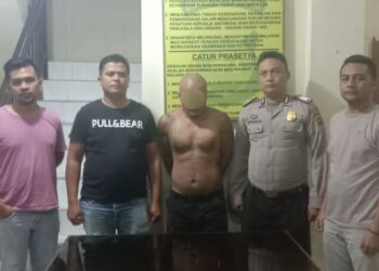 Bandit yang resahkan warga Sungai Geringging berhasil dibekuk polisi (ist)