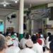 Warga binaan saat mengikuti peringatan Maulid Nabi Muhammad SAW di Masjid Lapas Kelas II B Pariaman (ist)