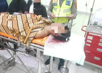 Korban tabrak lari saat berada di RSUD Lubuk Basung (ist)