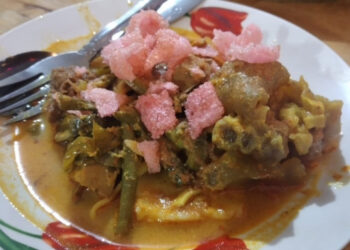 Ilustrasi lontong gulai. (Int)