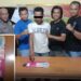 Pelaku dan barang bukti diamankan di Mapolsek Sutera  (Foto: Dok. Polres Pessel)