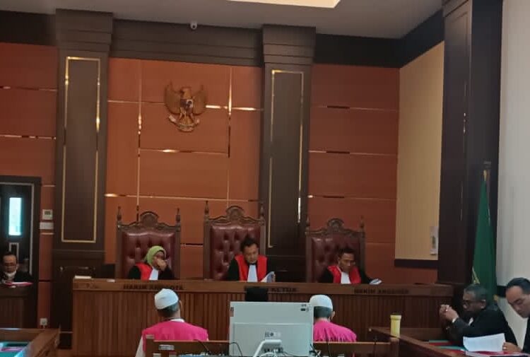 Sidang lanjutan kasus korupsi dana hibah KONI Padang di Pengadilan Negeri Padang (ist)