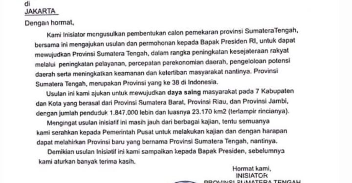 Viral! Dharmasraya, Sijunjung dan Solok Selatan Diusulkan Jadi Provinsi Sumatra Tengah