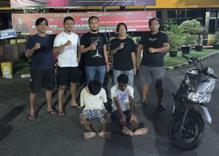 Dua Pemuda di Padang Rampas Motor Ojol, Todong Korban dengan Airsoft Gun