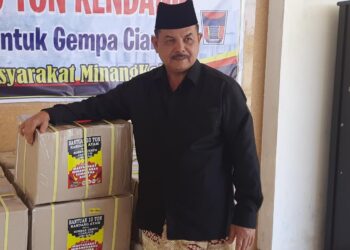 LKAAM Sumbar Kirim Lagi 2 Ton Randang untuk Korban Gempa Cianjur