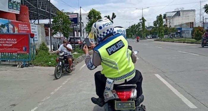 Foto ilustrasi penerapan tilang elektronik. [Ist]