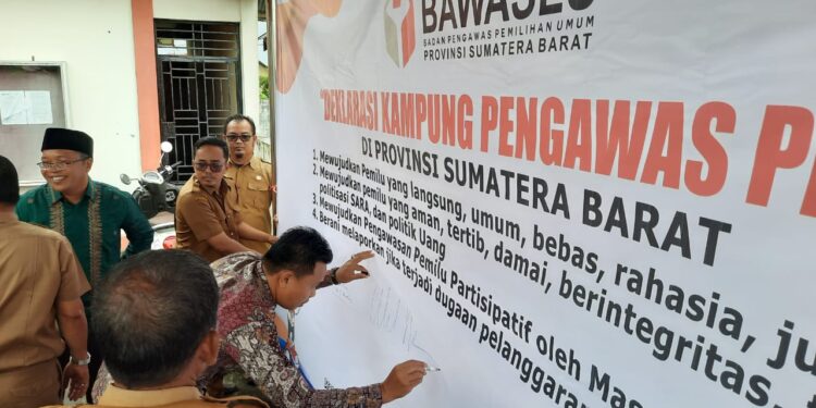 Dibayangi Ancaman Resesi, Bawaslu Sumbar Optimis Pemilu 2024 Berjalan Lancar. kampung pegawas pariaman