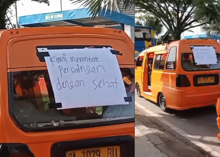 Sopir Angkot Demo Minta Trans Padang Naikkan Tarif