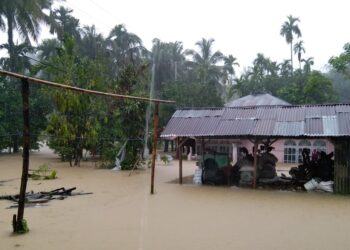 Hujan Sejak Siang, Sejumlah Kawasan Terendam Banjir di Padang Pariaman