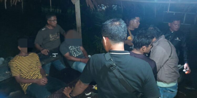 Tiga Pemuda Pasaman Barat Ditangkap Tengah Malam