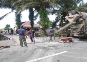 Jokowi Batal Datang, Perbaikan Lokasi Kunjungan Dihentikan